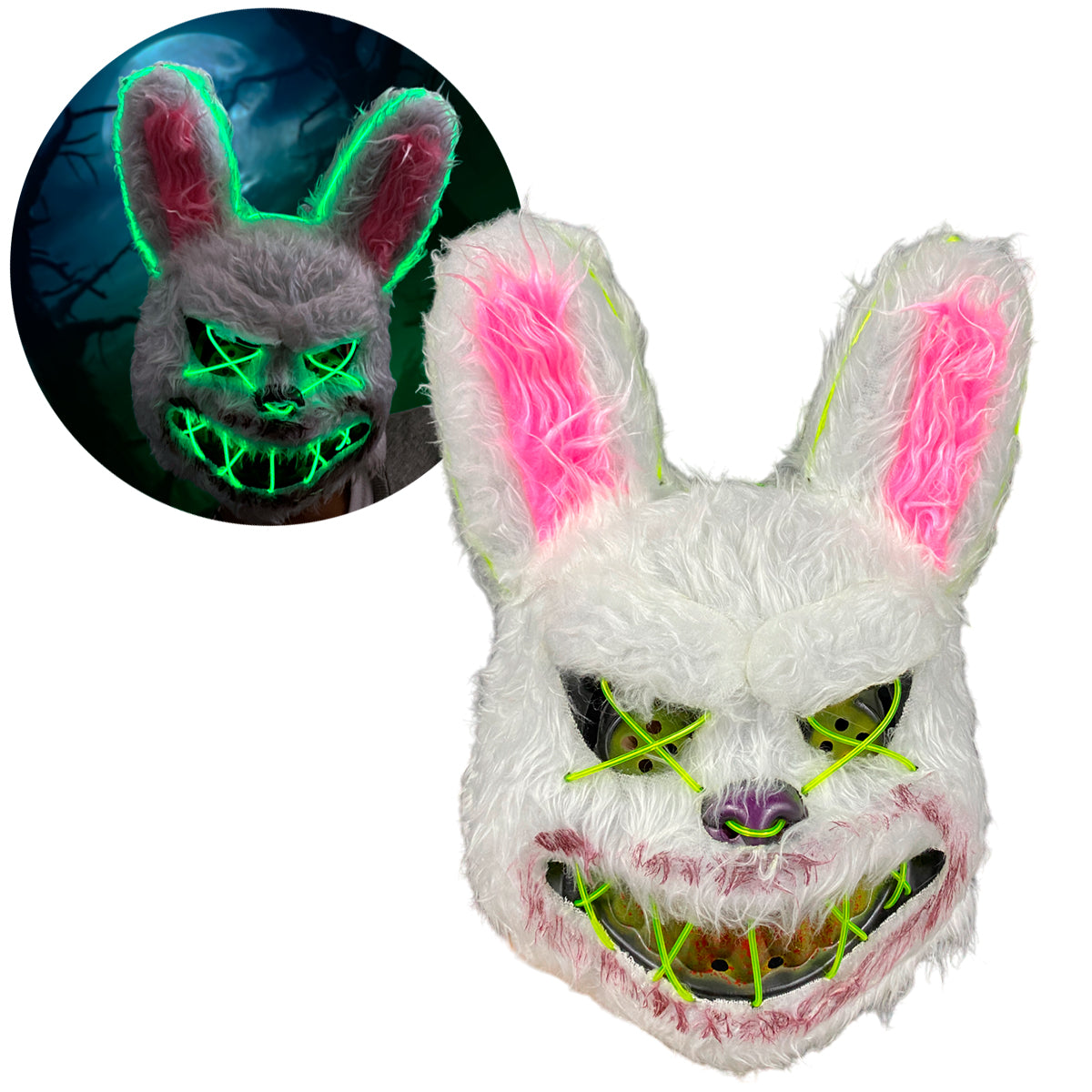 Mascara Conejo Neon Purga OF329NEON